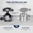 NEEWER GM41 Low Profile Tripod Ball Head Online