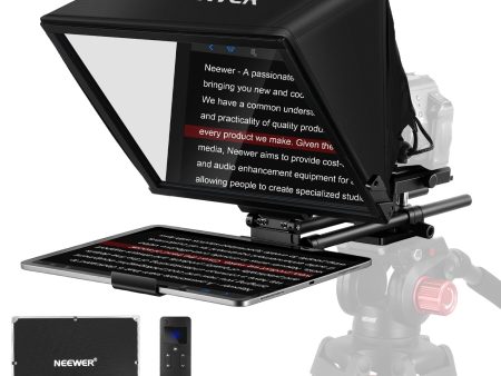 NEEWER C12 Camera Teleprompter with 501PL QR Plate Fashion