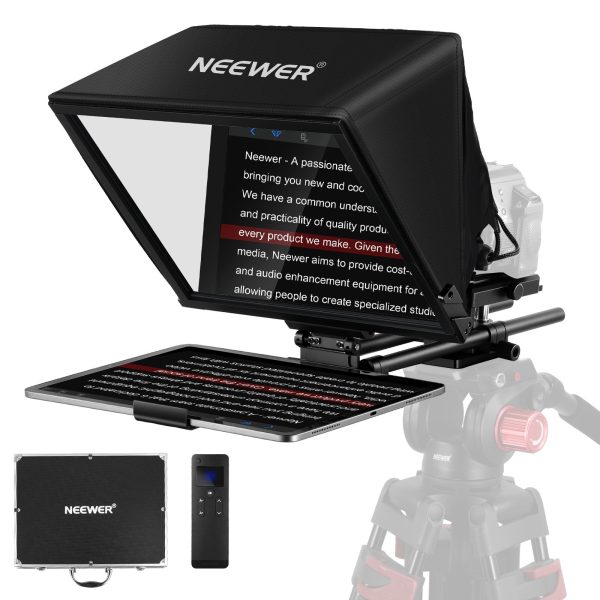 NEEWER C12 Camera Teleprompter with 501PL QR Plate Fashion