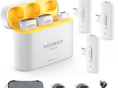 NEEWER KM20 Wireless Lapel Microphone Set for Type C For Sale