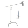 NEEWER SC320Q 10.5ft 320cm Stainless Steel Heavy Duty C Stand with Boom Arm For Cheap