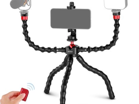 NEEWER T91 Flexible Tripod with Two Magic Arms Online Hot Sale