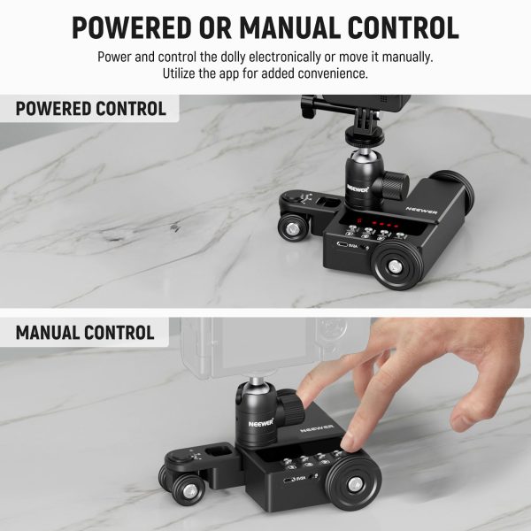 NEEWER Upgraded DL200 Motorized Camera Dolly with App Control Supply