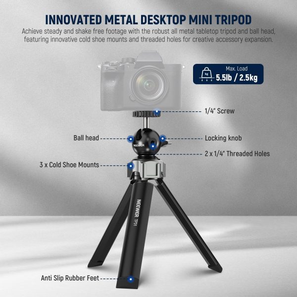 NEEWER TP31 Metal Mini Tripod For Discount