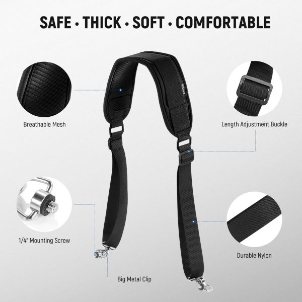 NEEWER GA019 5.9ft 180cm Neck Strap for DJI Ronin RS Fashion