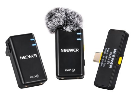 NEEWER KM15 Wireless Microphone Set for Phone with Type C Interface Hot on Sale