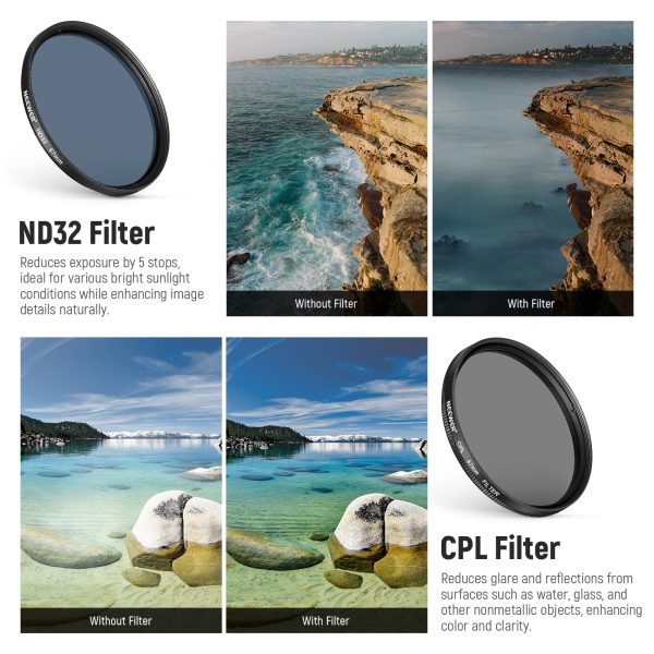 NEEWER Clip On Phone Lens Filter Kit Supply