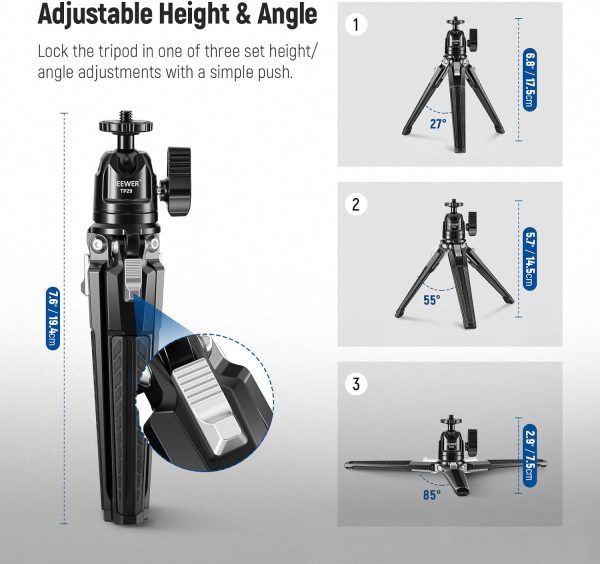 NEEWER TP29 Metal Tabletop Mini Tripod Online now