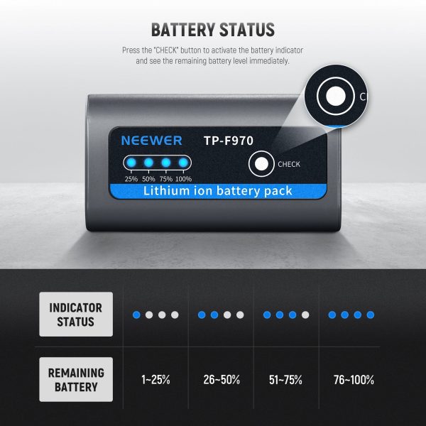 NEEWER TP-F970 10500mAh NP-F970 Replacement Battery Online Sale