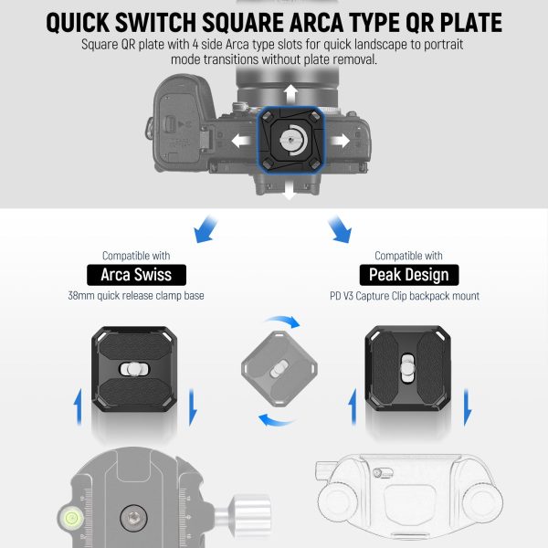 NEEWER 2 Pack Arca Type Quick Release Plate For Discount