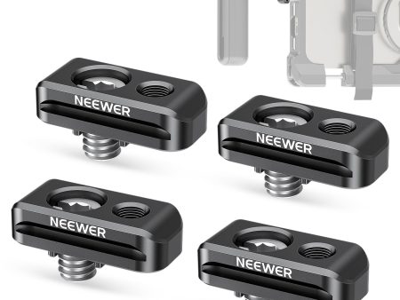 NEEWER PA064 4 Pack Quick Release Adapter for Phone Cage on Sale