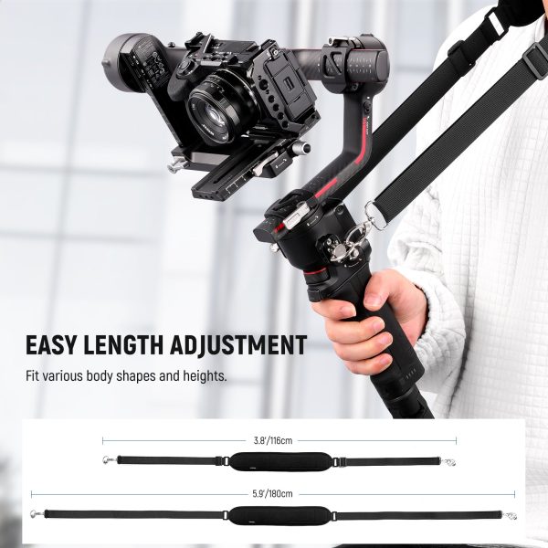 NEEWER GA019 5.9ft 180cm Neck Strap for DJI Ronin RS Fashion