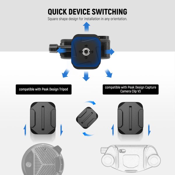 NEEWER QR016 Backpack Strap Mount Adapter Kit Online Hot Sale