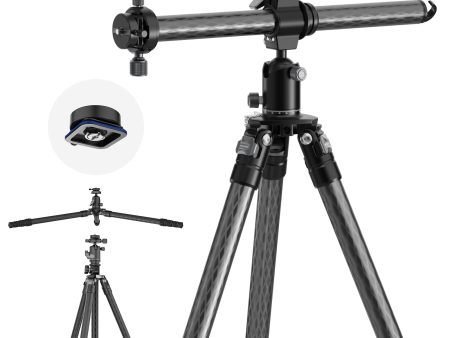 NEEWER TP28 69.7  Overhead Horizontal Carbon Fiber Tripod Discount