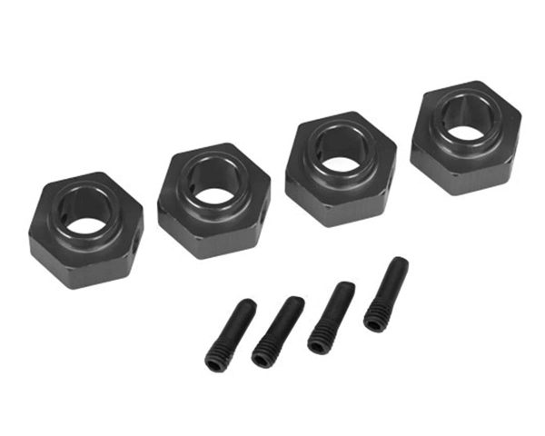 Traxxas TRX-4 12mm Hex Aluminum Wheel Hubs (Grey) (4) For Discount