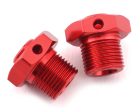 17mm Aluminum Wheel Hex (Red) (2) Online