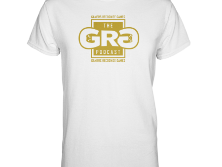 The G.R.G Podcast T-Shirt - White Hot on Sale