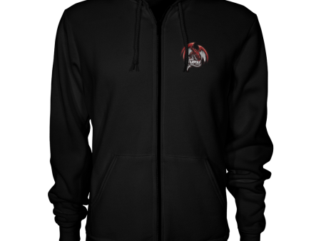 Vara Empire Zip Up Hoodie For Discount