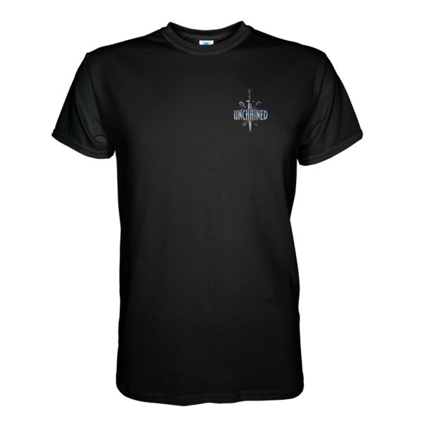 Unchained Esports Small Logo T-Shirt For Sale