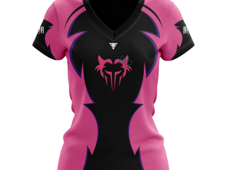 Team Lycan Womens V-Neck Short Sleeve Jersey Online Hot Sale